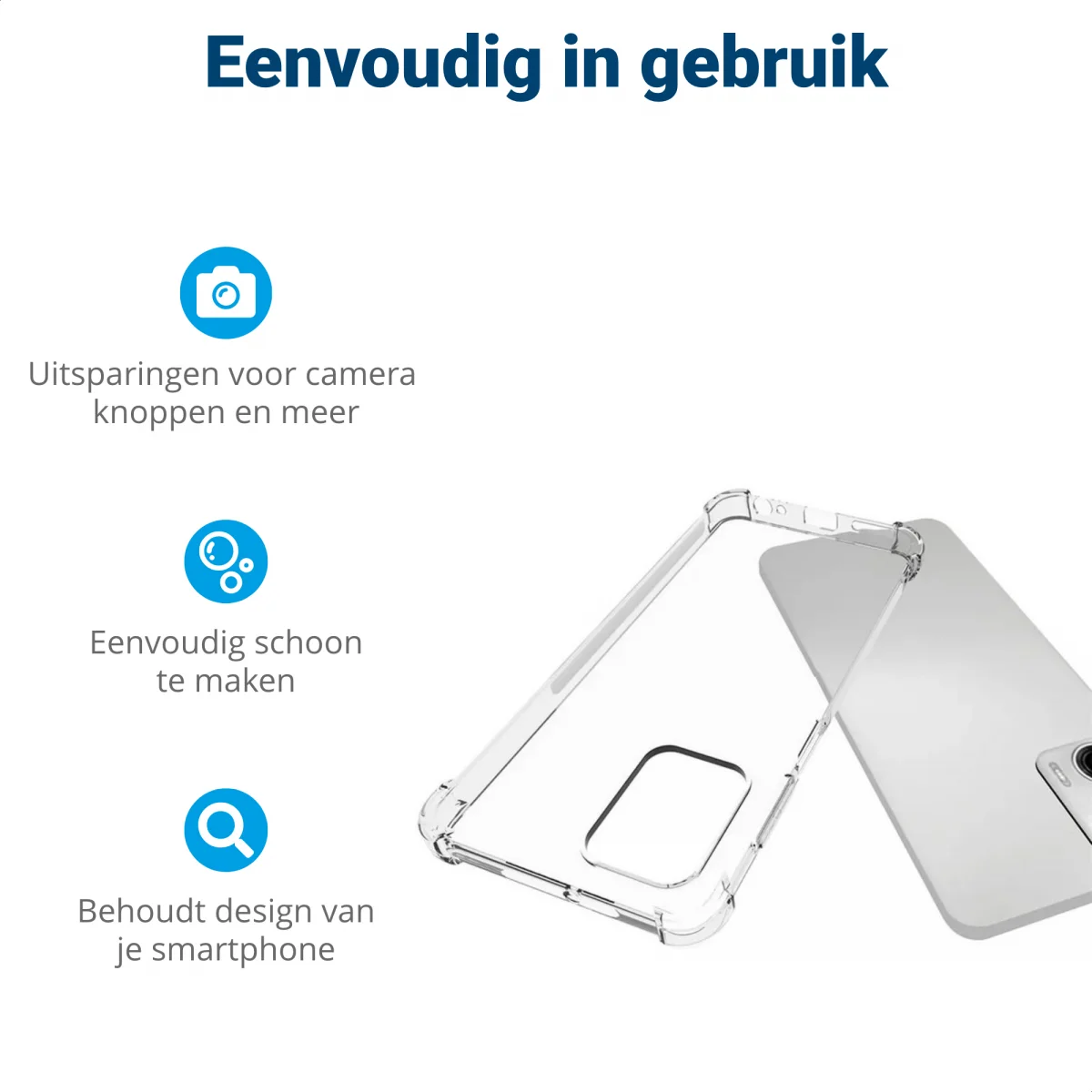 Motorola Moto G73 Hoesje Schokbestendig en Dun TPU Transparant afbeelding 6
