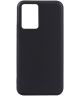 OnePlus Nord CE 3 Hoesje Dun TPU Matte Back Cover Zwart