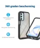 Samsung Galaxy A24 Hoesje Full Protect 360° Cover Hybride Zwart