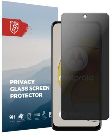 Rosso Motorola Moto G73 9H Tempered Glass Screen Protector Privacy Screen Protectors