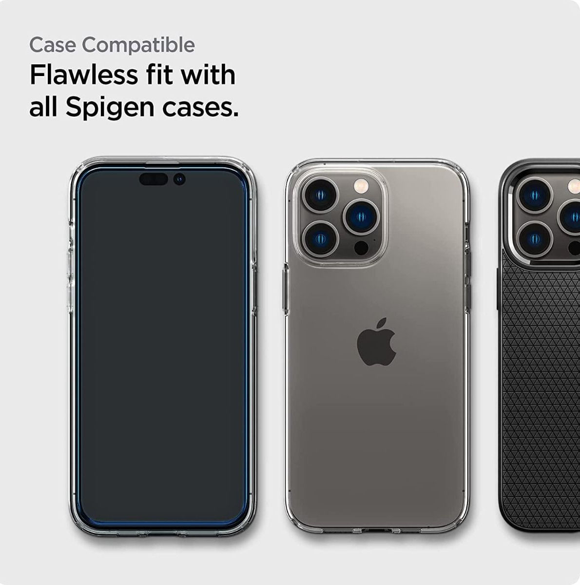 Spigen AlignMaster Apple iPhone 14 Pro Tempered Glass (2-Pack) afbeelding 7