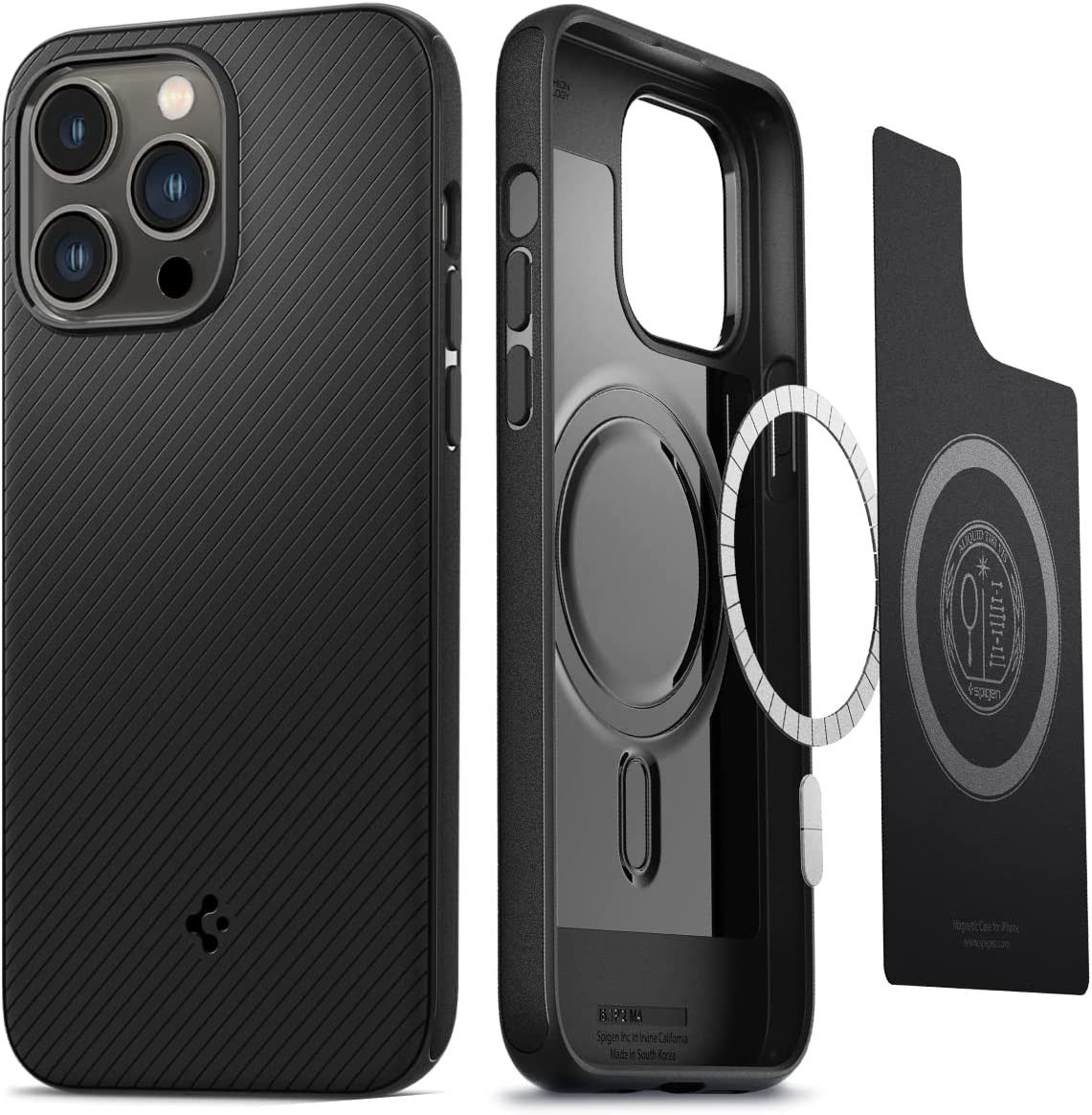 Spigen Mag Armor Apple iPhone 14 Pro Max Hoesje MagSafe Zwart afbeelding 1