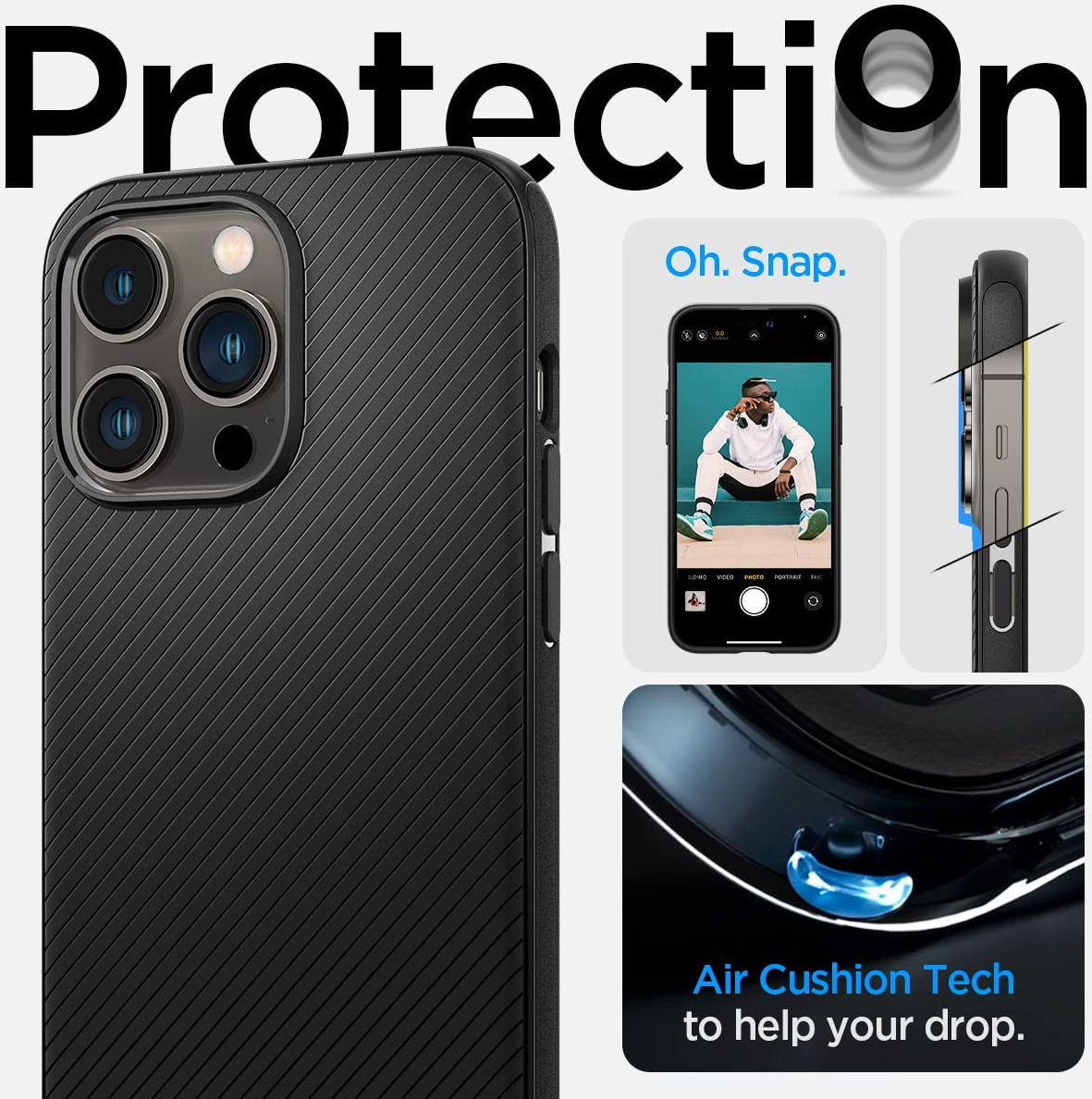 Spigen Mag Armor Apple iPhone 14 Pro Max Hoesje MagSafe Zwart afbeelding 4