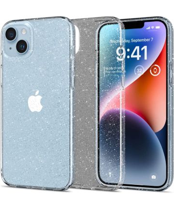 Spigen Liquid Crystal Apple iPhone 14 Hoesje Back Cover Glitter Hoesjes