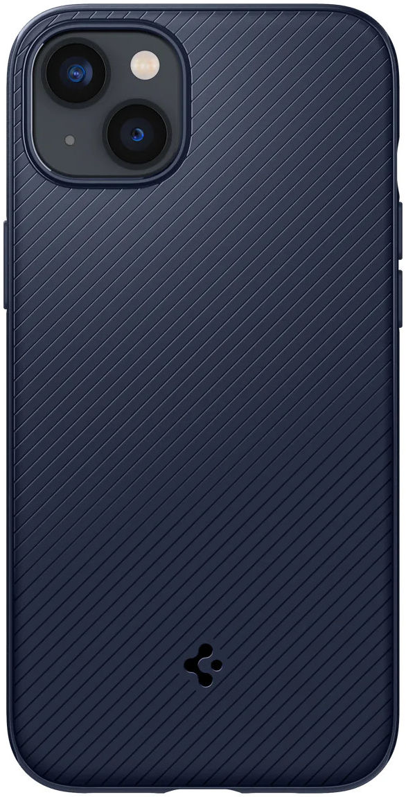 Spigen Mag Armor Apple iPhone 14 Hoesje MagSafe Back Cover Blauw afbeelding 10
