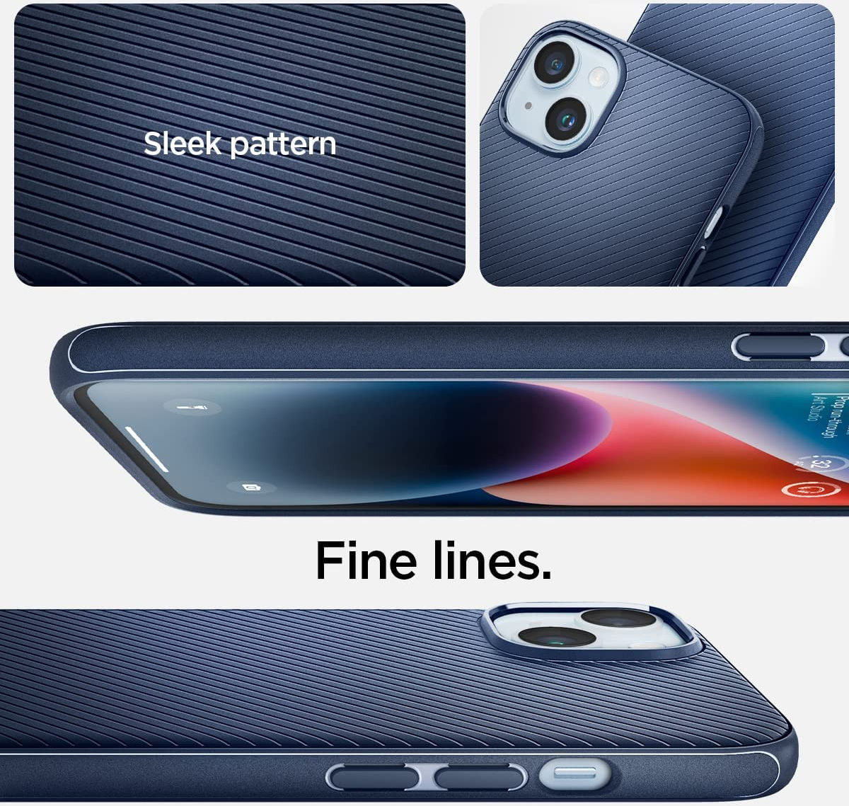 Spigen Mag Armor Apple iPhone 14 Hoesje MagSafe Back Cover Blauw afbeelding 9