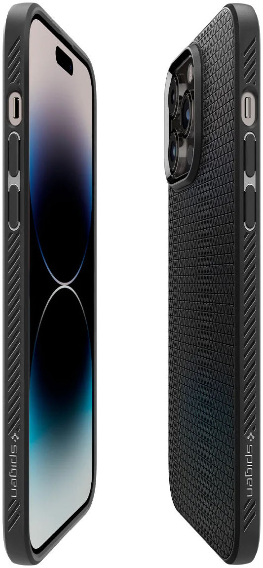 Spigen Liquid Air Apple iPhone 14 Pro Max Hoesje Back Cover Zwart afbeelding 13