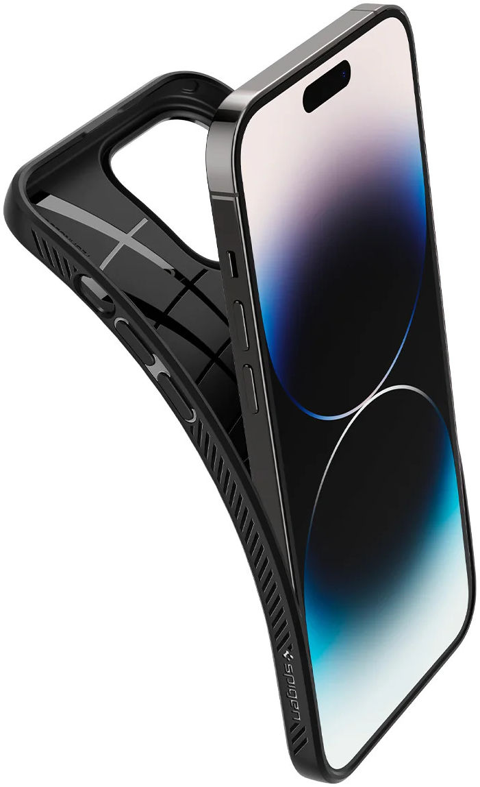 Spigen Liquid Air Apple iPhone 14 Pro Max Hoesje Back Cover Zwart afbeelding 2