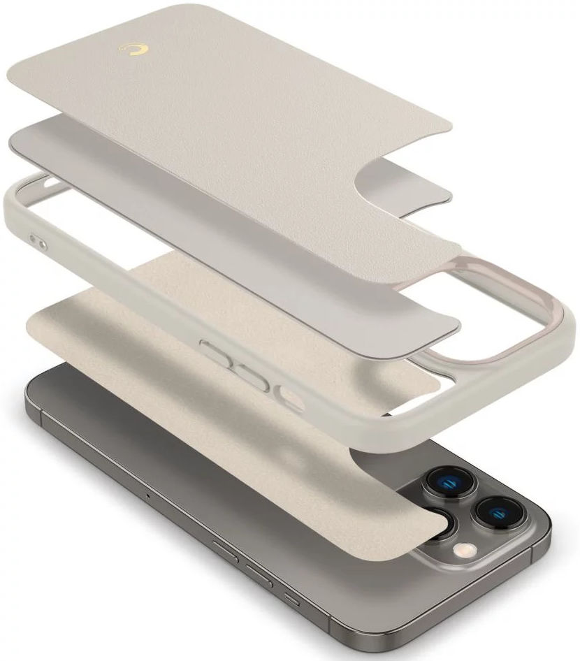 Spigen Cyrill Kajuk iPhone 14 Pro Max Hoesje MagSafe Back Cover Cream afbeelding 11