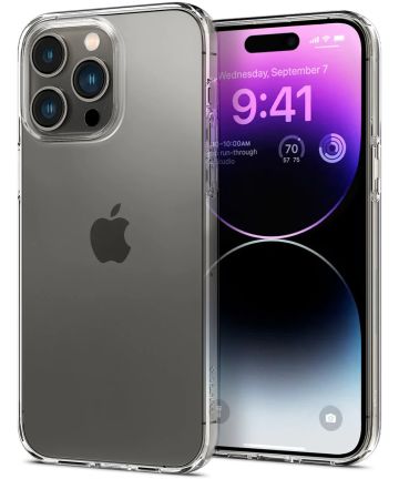 Spigen Crystal Flex Apple iPhone 14 Pro Max Hoesje Transparant Hoesjes