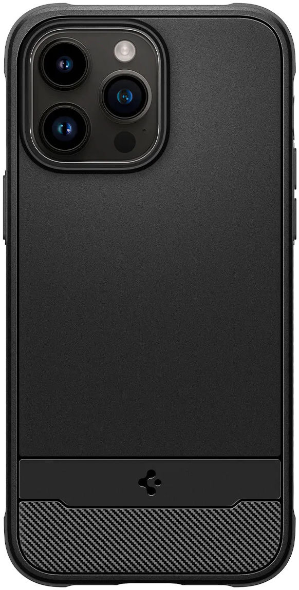 Spigen Rugged Armor iPhone 14 Pro Max Hoesje MagSafe Back Cover Zwart afbeelding 10