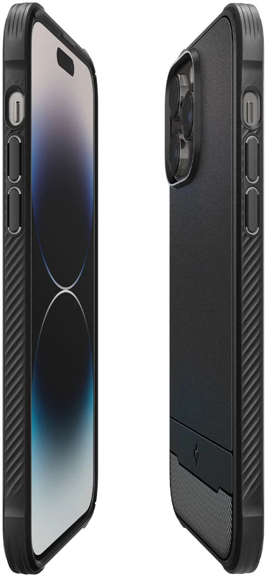 Spigen Rugged Armor iPhone 14 Pro Max Hoesje MagSafe Back Cover Zwart afbeelding 12