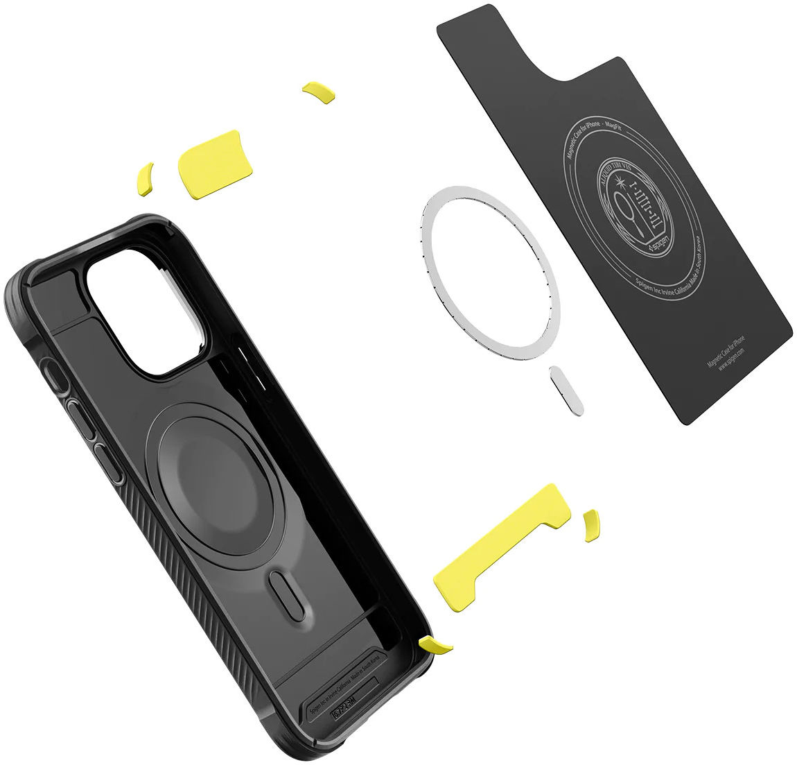 Spigen Rugged Armor iPhone 14 Pro Max Hoesje MagSafe Back Cover Zwart afbeelding 15