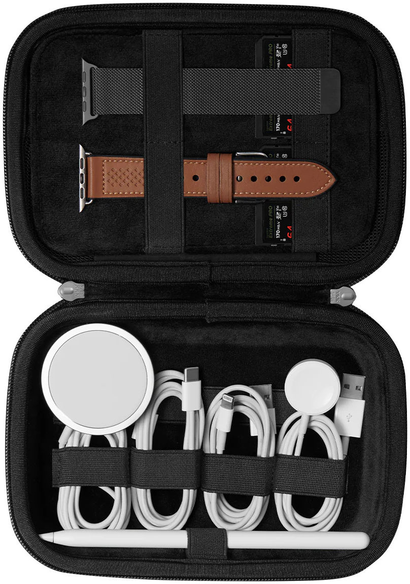 Spigen Rugged Armor Pro Cable Organizer - Opbergtas Bandjes/Kabels afbeelding 2