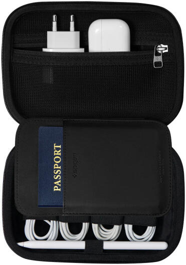 Spigen Rugged Armor Pro Cable Organizer - Opbergtas Bandjes/Kabels afbeelding 13