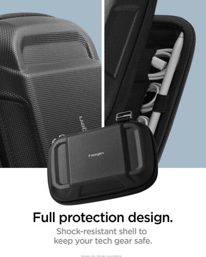 Spigen Rugged Armor Pro Cable Organizer - Opbergtas Bandjes/Kabels afbeelding 5