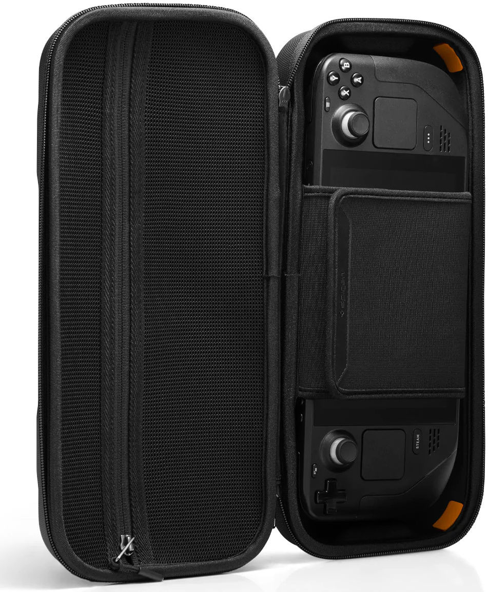 Spigen Rugged Armor Pro Valve Steam Deck Opberghoes Zwart afbeelding 16
