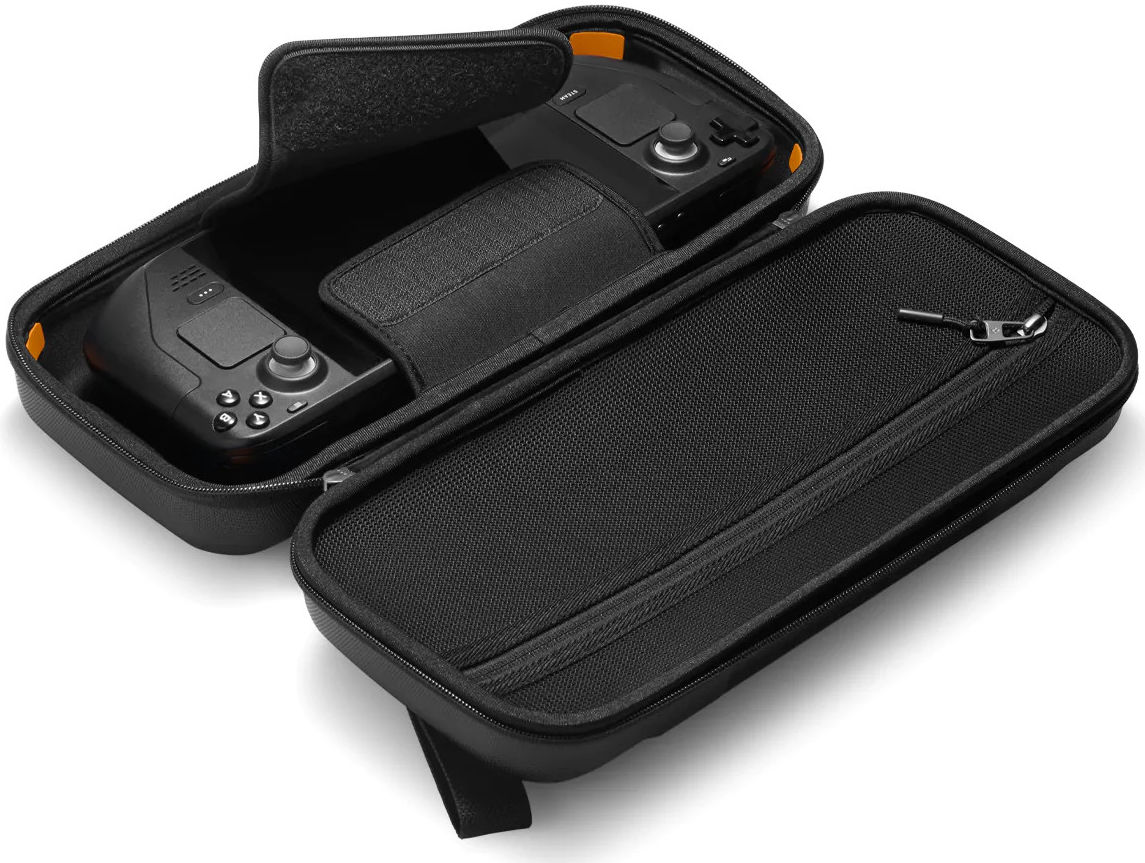 Spigen Rugged Armor Pro Valve Steam Deck Opberghoes Zwart afbeelding 18