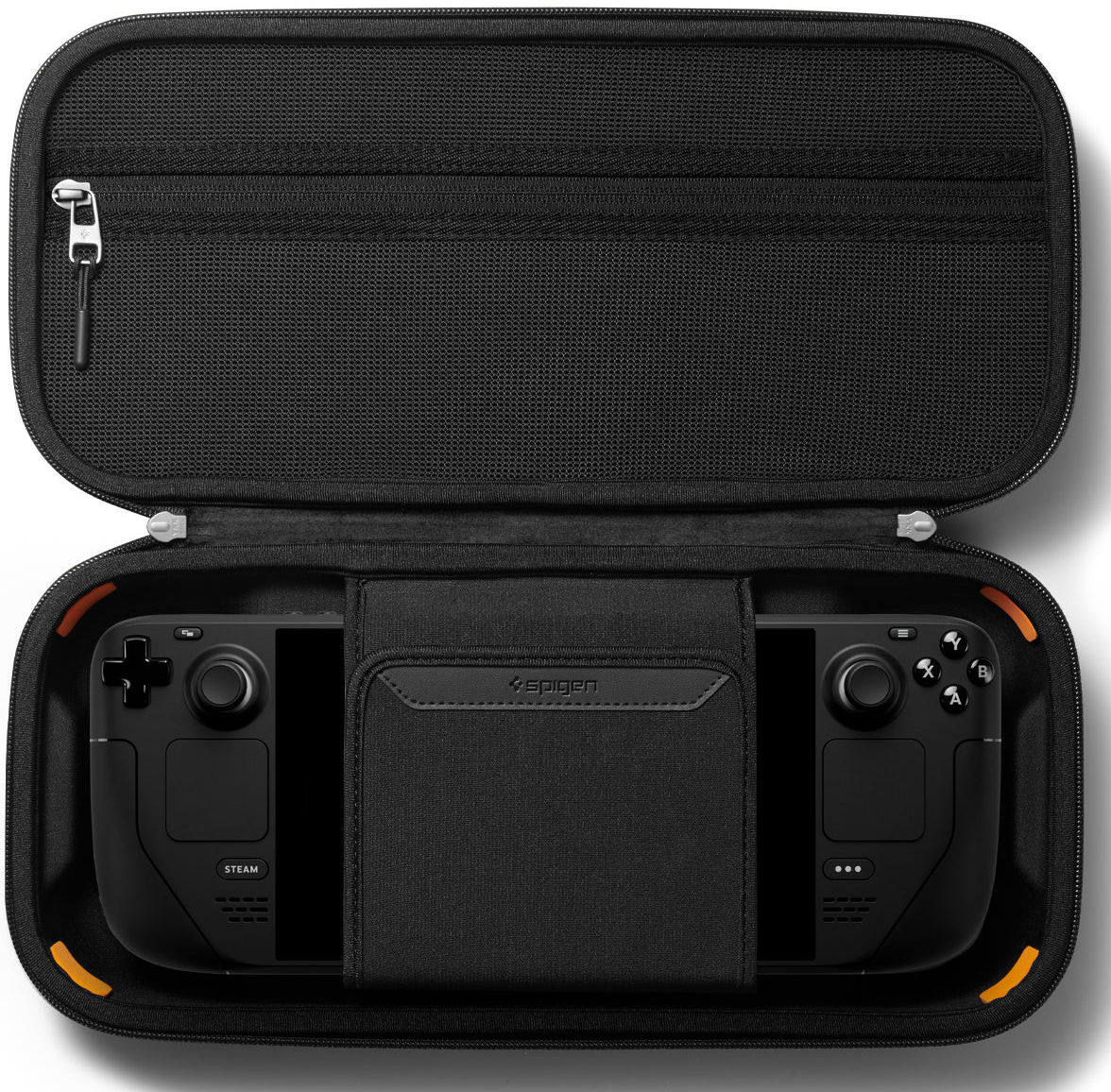 Spigen Rugged Armor Pro Valve Steam Deck Opberghoes Zwart afbeelding 2