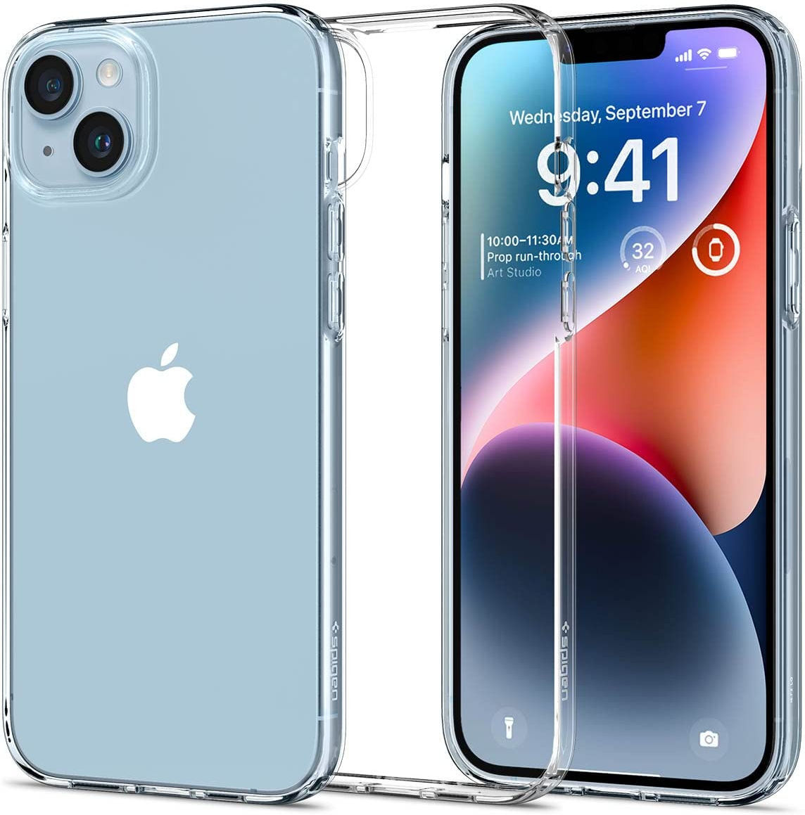Spigen Liquid Crystal Apple iPhone 14 Hoesje Back Cover Transparant afbeelding 1