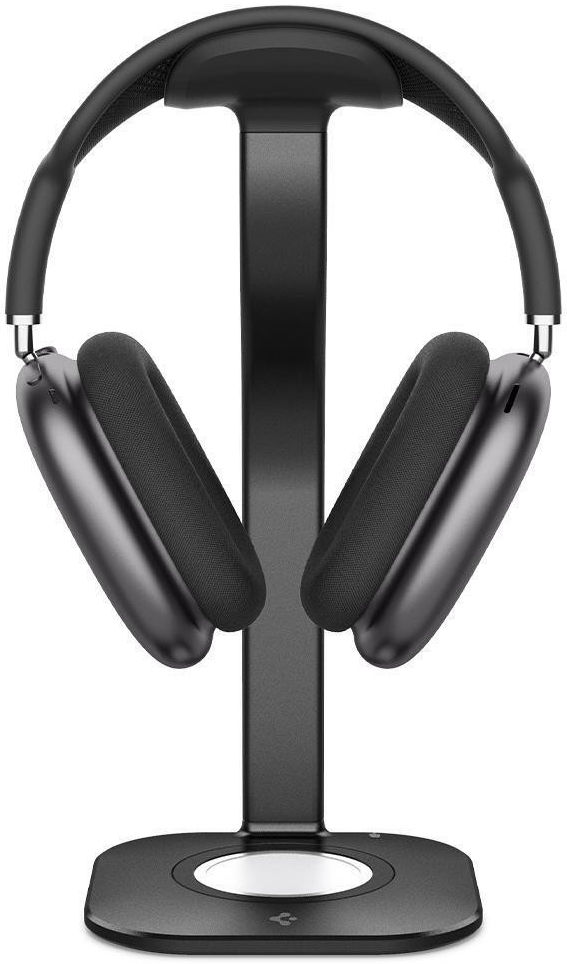 Spigen S380 Houder voor AirPods Max en MagSafe Draadloze Lader Zwart afbeelding 11