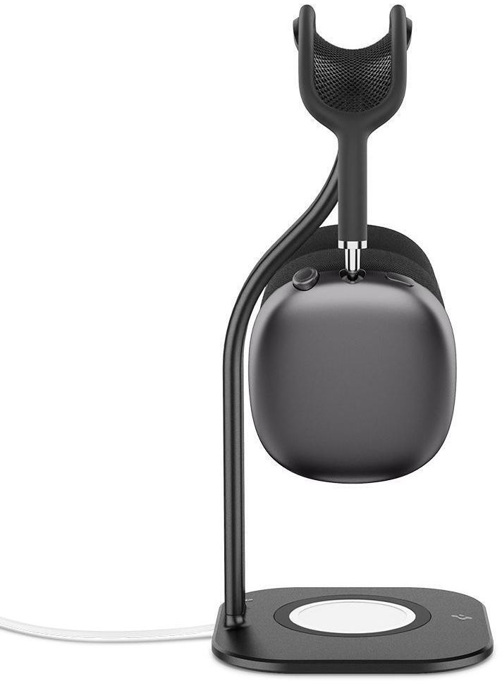 Spigen S380 Houder voor AirPods Max en MagSafe Draadloze Lader Zwart afbeelding 12