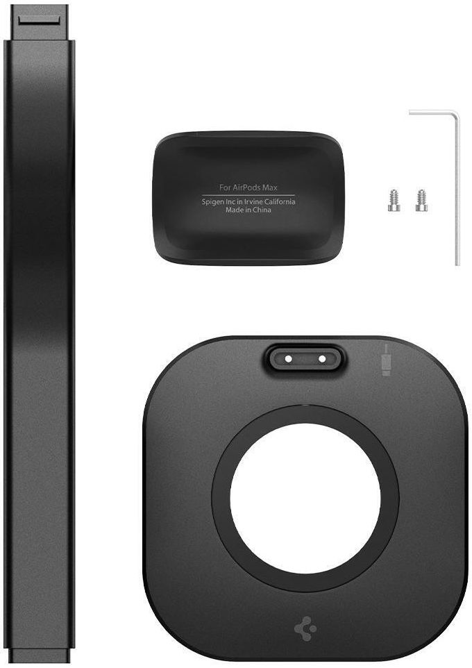 Spigen S380 Houder voor AirPods Max en MagSafe Draadloze Lader Zwart afbeelding 13