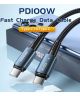 Essager 100W USB-C Snellaad Kabel 5A Power Delivery 1M Zwart