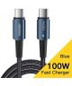 Essager 100W USB-C Snellaad Kabel 5A 1M Blauw