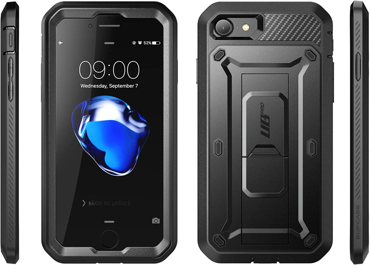SUPCASE UB Pro iPhone SE (2020/2022) / 8 / 7 Hoesje Full Protect Zwart afbeelding 10