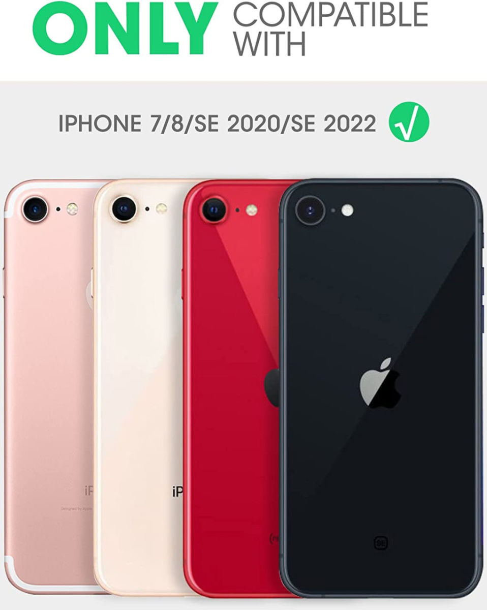 SUPCASE UB Style iPhone SE 2020/2022/8/7 Hoesje Back Cover Zwart afbeelding 8