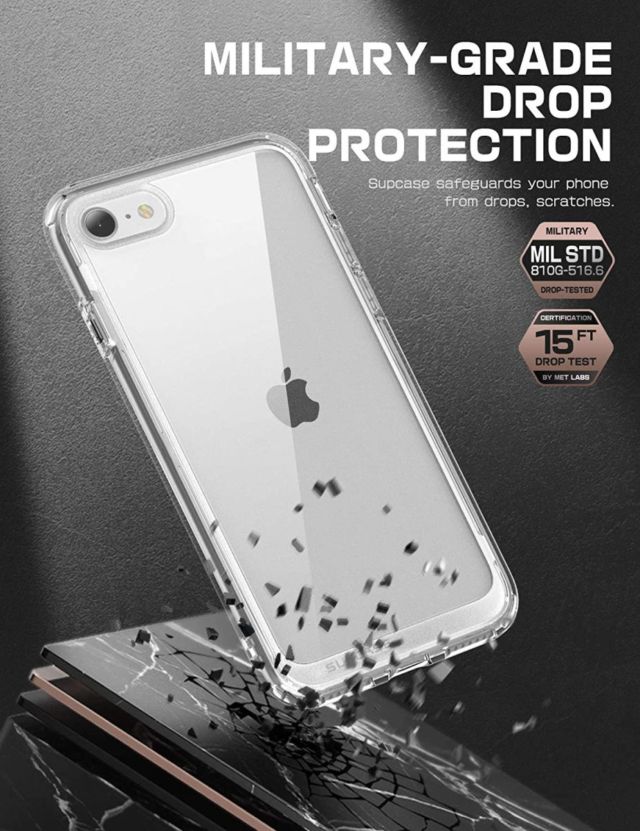SUPCASE UB Style iPhone SE 2020/2022/8/7 Hoesje Back Cover Transparant afbeelding 3