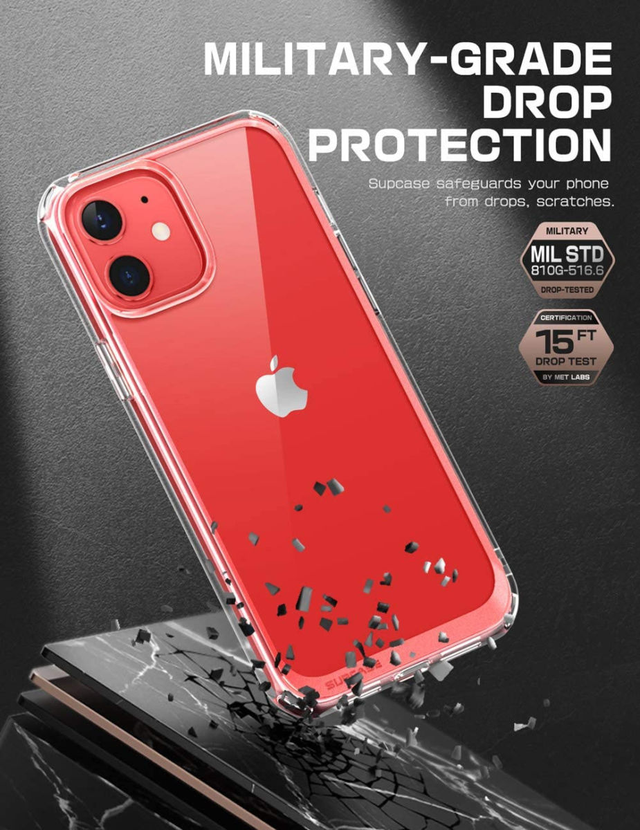 SUPCASE UB Style Apple iPhone 12/12 Pro Hoesje Back Cover Transparant afbeelding 4