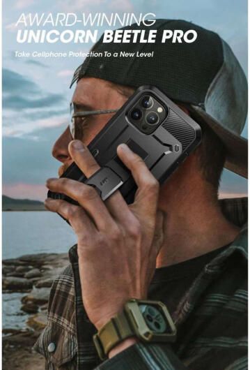 SUPCASE UB Pro Apple iPhone 13 Pro Hoesje Full Protect Kickstand Zwart afbeelding 11