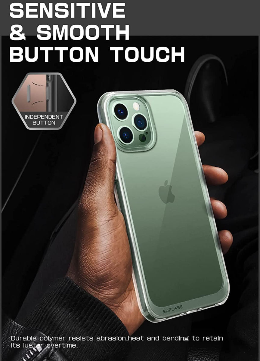 SUPCASE UB Style Apple iPhone 13 Pro Hoesje Back Cover Clear afbeelding 9
