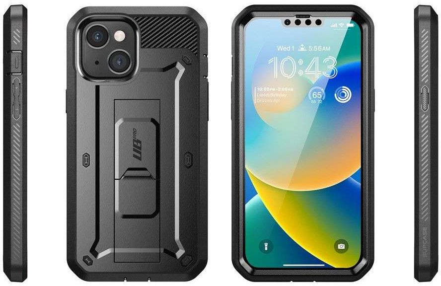 SUPCASE UB Pro iPhone 14 Plus Hoesje Full Protect met Kickstand Zwart afbeelding 10