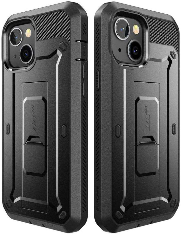 SUPCASE UB Pro iPhone 14 Plus Hoesje Full Protect met Kickstand Zwart afbeelding 2