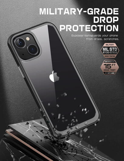 SUPCASE UB Style Apple iPhone 14 Plus Hoesje Back Cover Zwart afbeelding 3