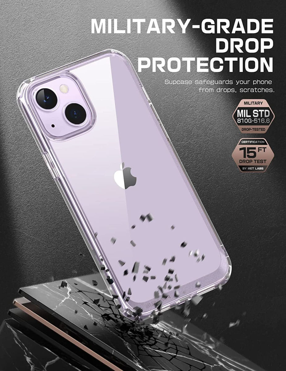 SUPCASE UB Style Apple iPhone 14 Plus Hoesje Back Cover Transparant afbeelding 3