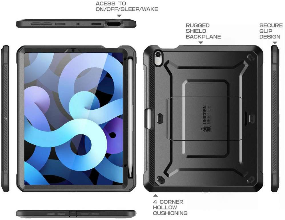 SUPCASE UB Pro Apple iPad Mini 7 / 6 Hoes Full Protect met Kickstand Zwart afbeelding 8