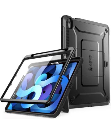 SUPCASE UB Pro iPad Air (2020/2022) Hoes Full Protect Kickstand Zwart Hoesjes