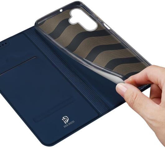 Dux Ducis Skin Pro Samsung Galaxy A24 Hoesje Portemonnee Blauw afbeelding 5