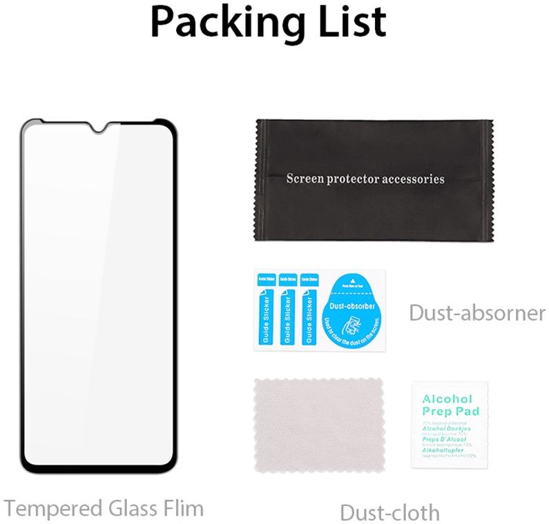 Dux Ducis Motorola Moto E13 Screen Protector 9H Tempered Glass Zwart afbeelding 7