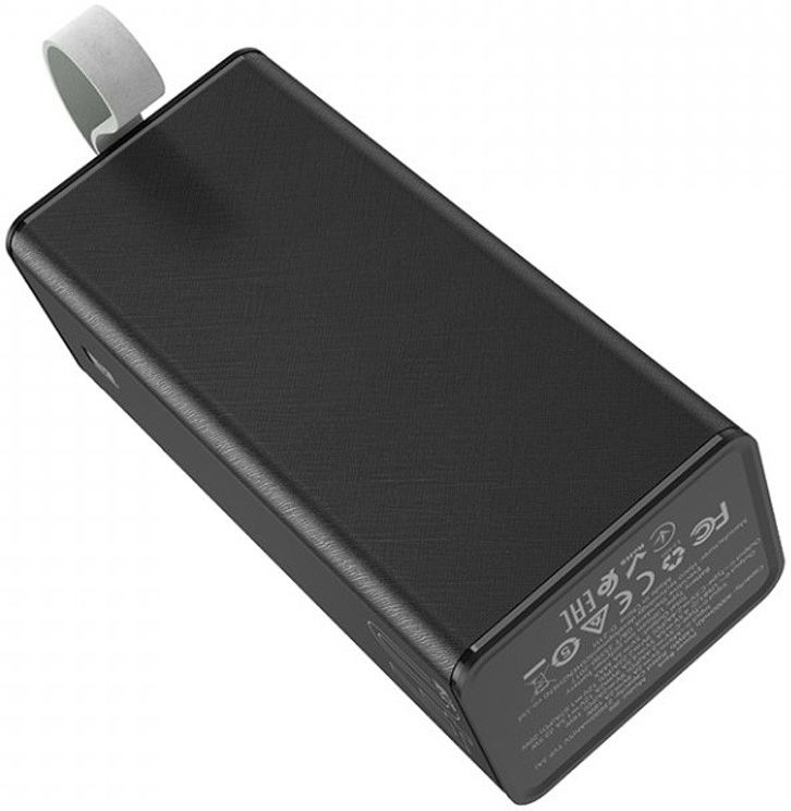 Hoco J86 Powerbank 40.000mAh 22.5W met Digitale Display en Lamp Zwart afbeelding 4