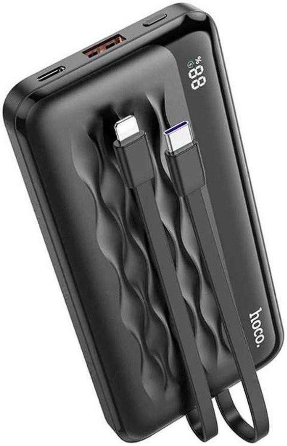 Hoco J90A 22.5W Compacte Powerbank 10.000 mAh met Quick Charge Zwart afbeelding 1