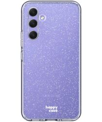 HappyCase Samsung Galaxy A54 Hoesje Flexibel TPU Glitter Print