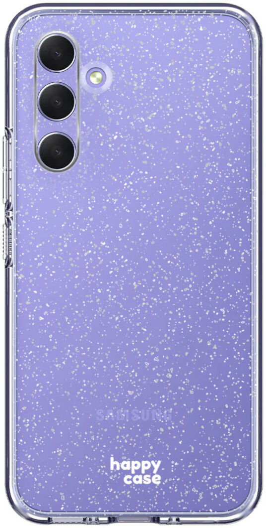 HappyCase Samsung Galaxy A54 Hoesje Flexibel TPU Glitter Print afbeelding 1