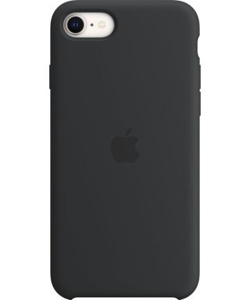 Origineel Apple iPhone SE (2022 / 2020) Hoesje Silicone Case Zwart Hoesjes