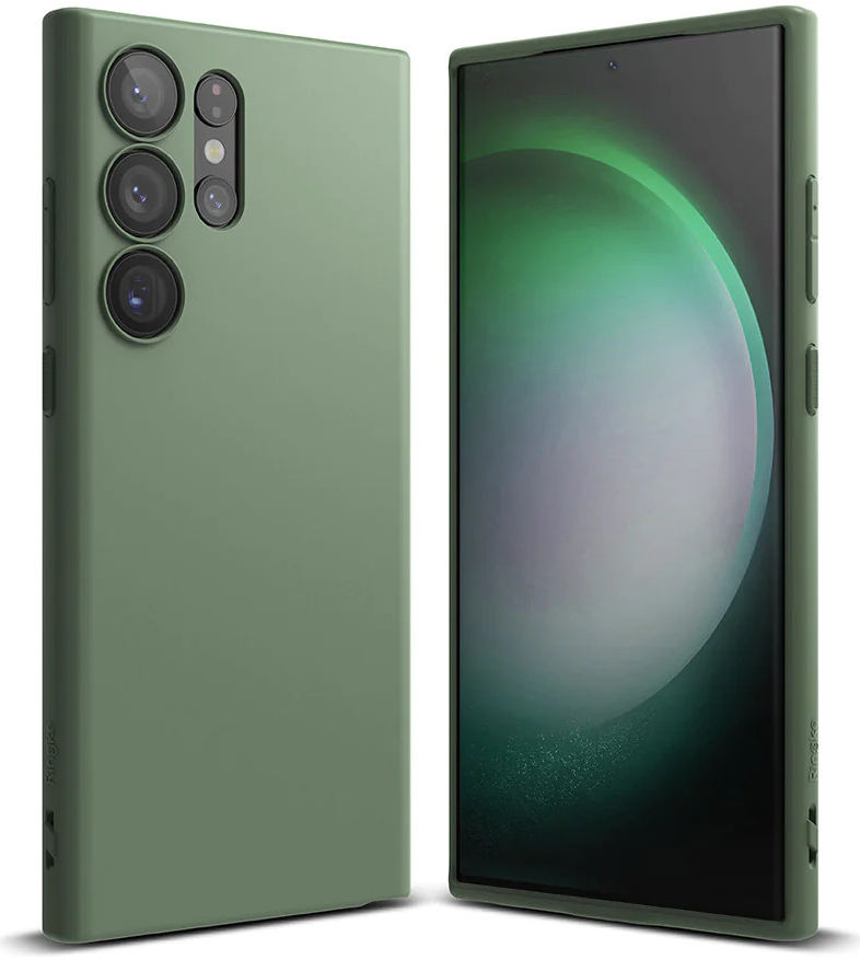 Ringke Air S Samsung Galaxy S23 Ultra Hoesje Flexibel TPU Groen afbeelding 1
