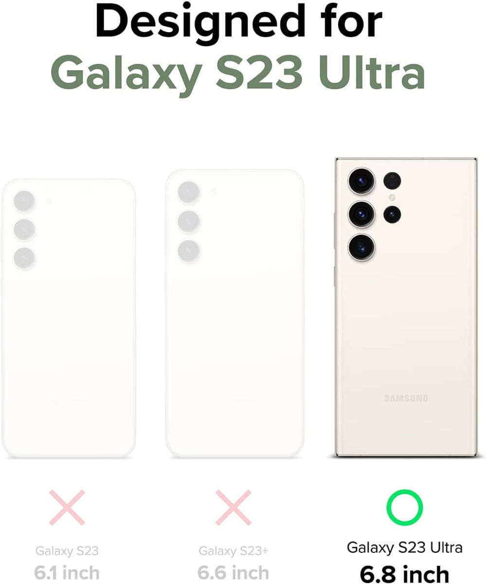 Ringke Air S Samsung Galaxy S23 Ultra Hoesje Flexibel TPU Groen afbeelding 10